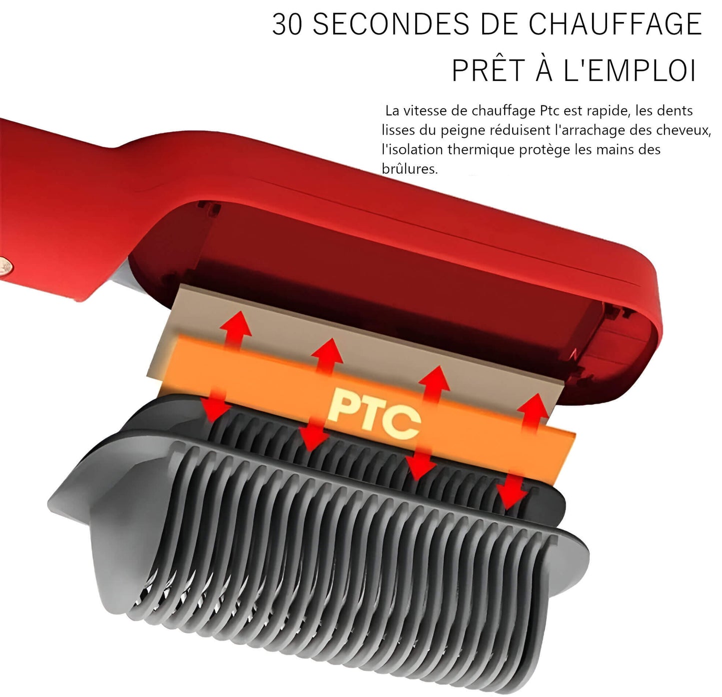Brosse à Lisser les Cheveux GleamDreamEmporium™